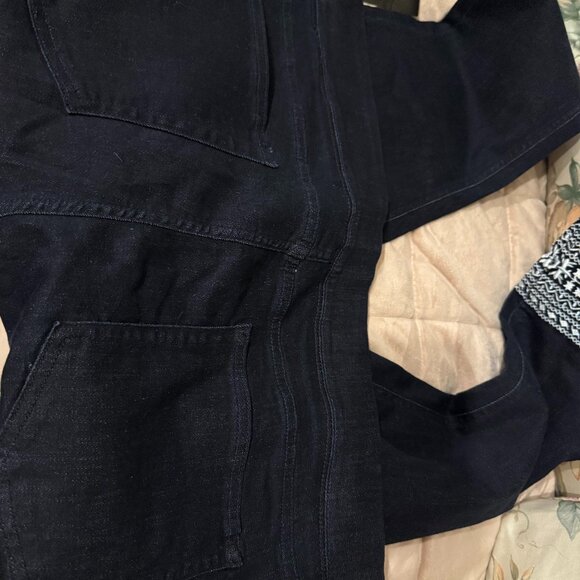 D & Co. Women's Stretch Pull-on Jeans Plus Size 22 NWT Dark Wash Embroidered - Picture 5 of 5